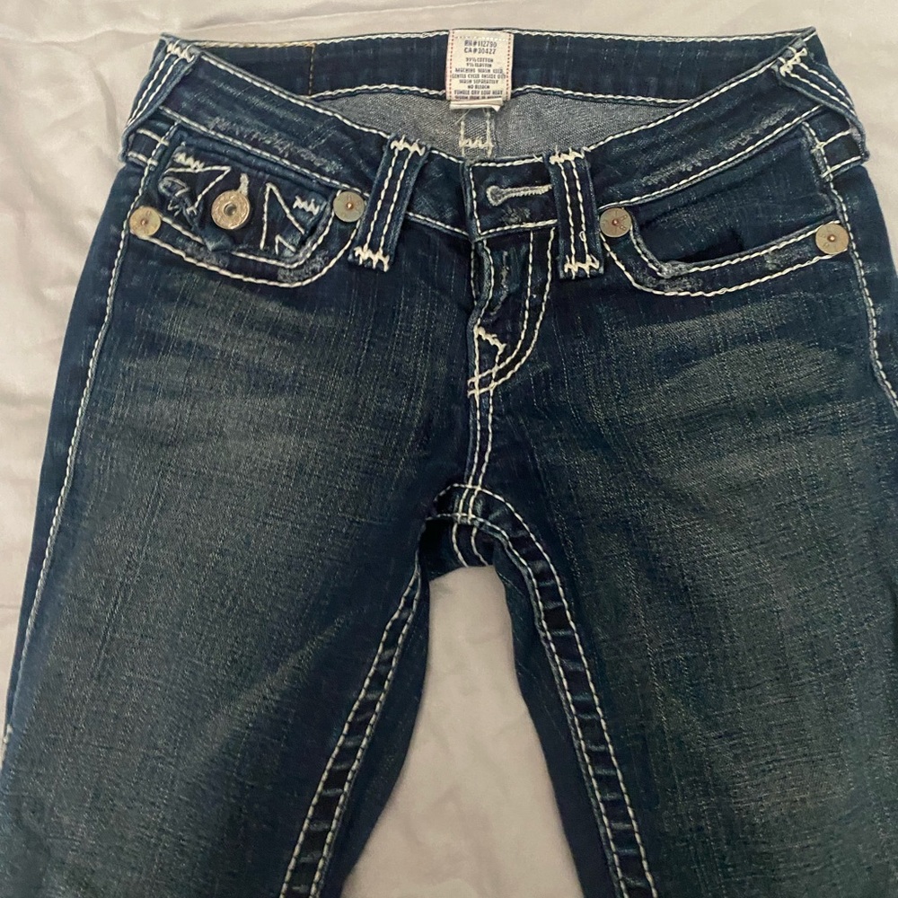 True religion jeans size 26 low waisted